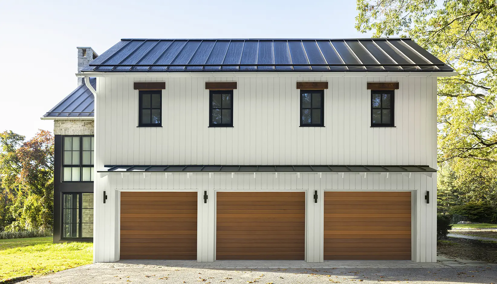 Clopay Reserve Wood Modern Collection - Custom Wood Contemporary