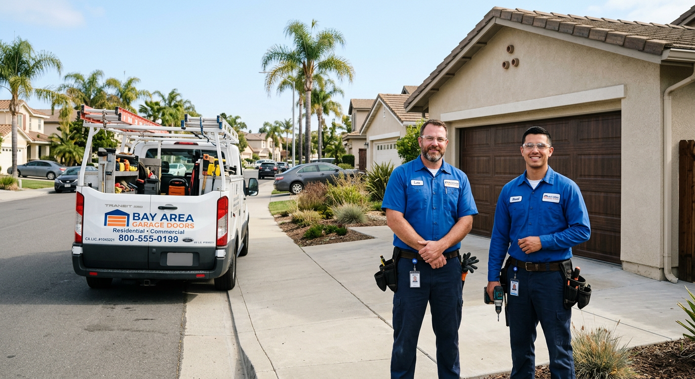 House Garage Doors team completing a garage door repair