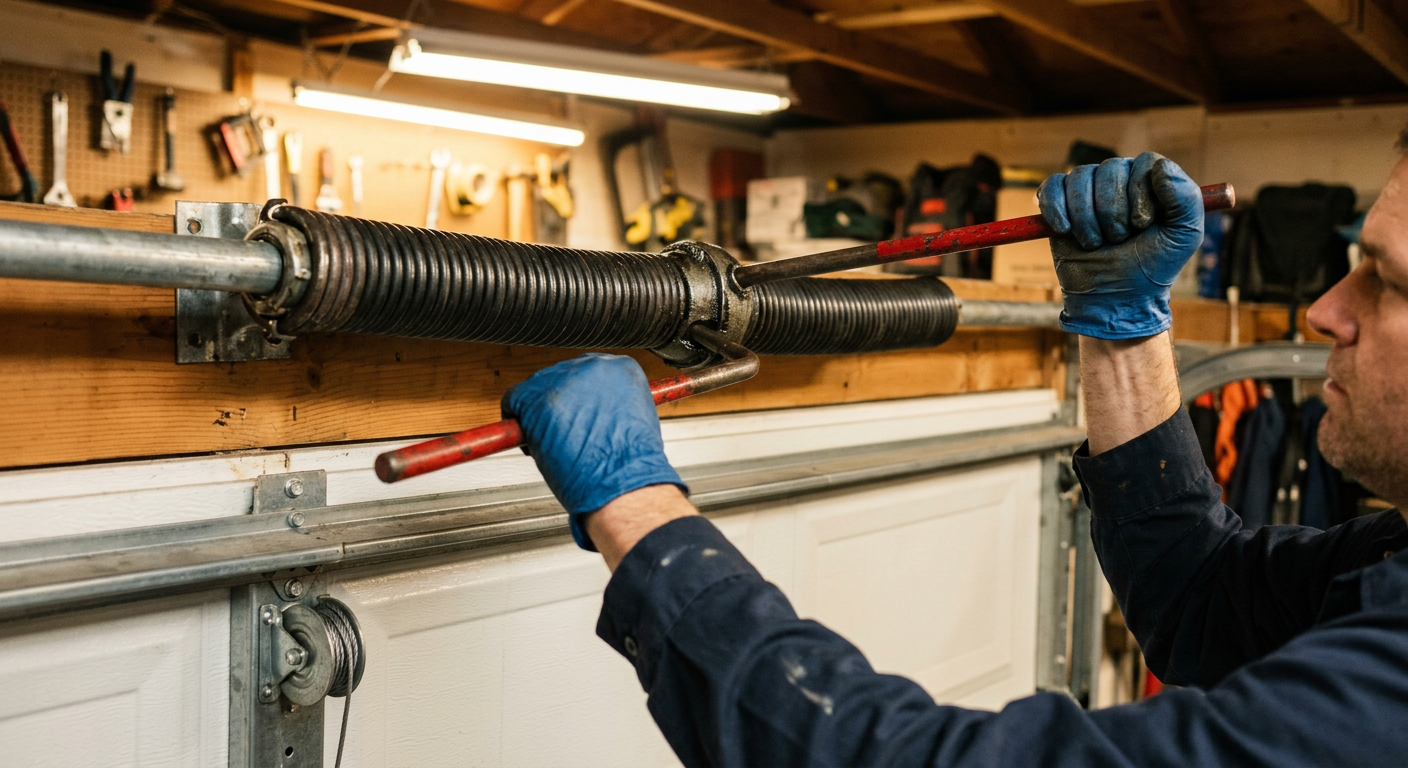 Torsion Spring Replacement in Fountain Valley by House Garage Doors